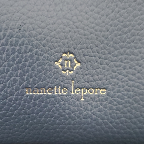 Nanette Lepore Slate Blue Tote Bag - Picture 2 of 13